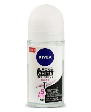 NIVEA Invisible B&W Clear -...